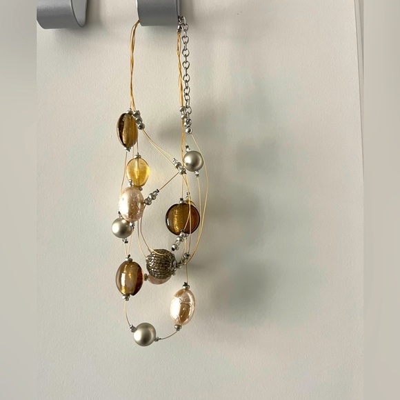 Chico's Jewelry - Chico's Multi-Stranded Beaded Boho Statement‎ Necklace